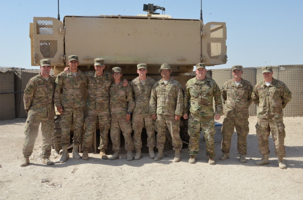 Commander visits Copperhead Battery