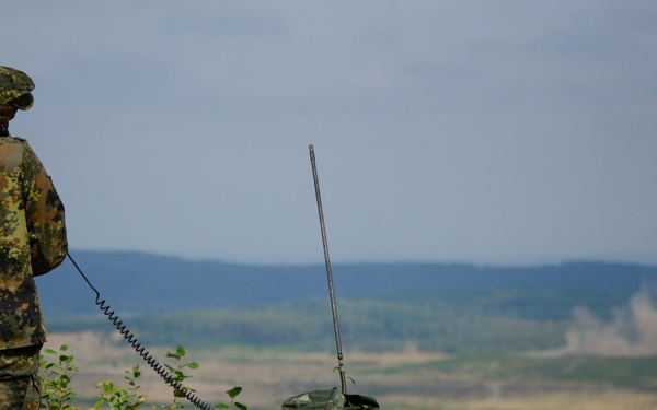 German Artillery Exercise