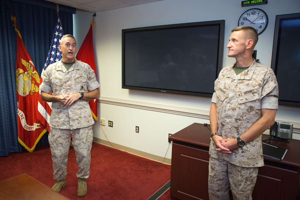 Lt. Col. John C. Osborne Promotion Ceremony