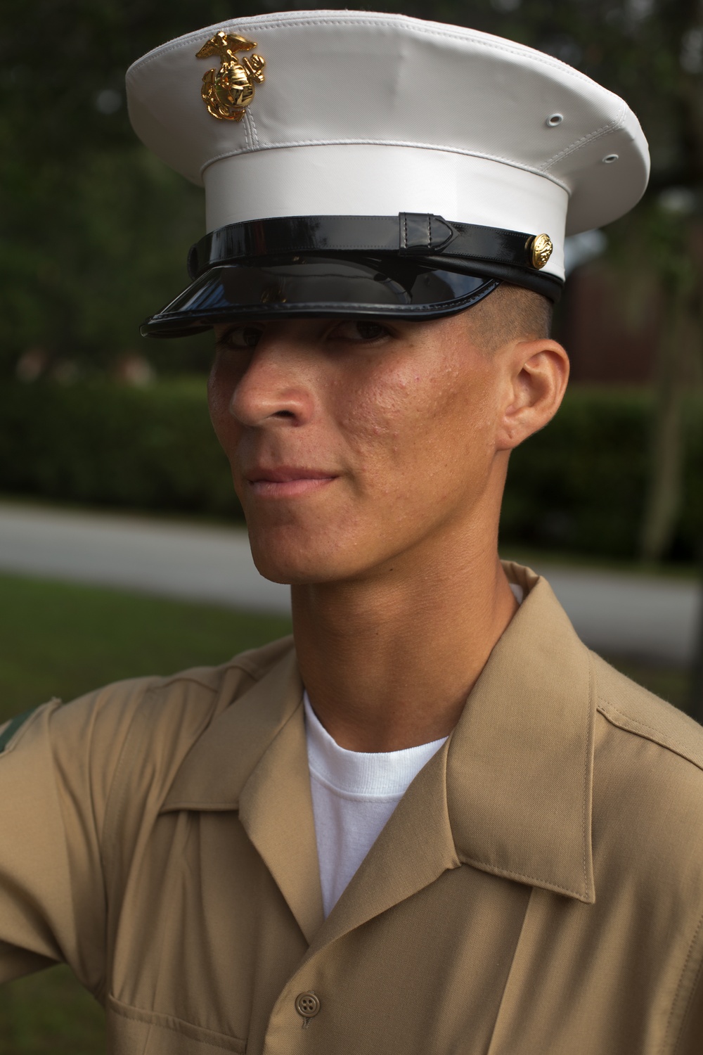 Pfc. Selvin Y. Rivera Vasquez, honor graduate for Platoon 2069, Fox Company, 2nd Recruit Training Battalion, graduated boot camp Aug. 16, 2016. Rivera Vasquez is from Glen Cove, N.Y. (Photos by Lance Cpl. Carlin Warren)