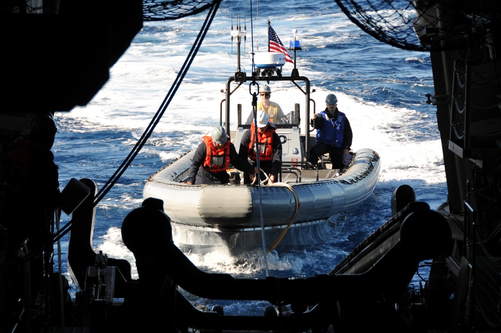 USS Zumwalt operates in the Atlantic