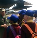 New York National Guard Airmen talk to students at Africa Aerospace and Defense Airshow