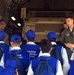 New York National Guard Airmen talk to students at Africa Aerospace and Defense Airshow