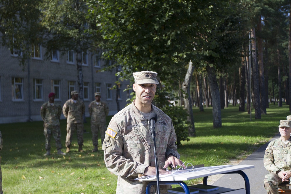 3/69 AR cases its colors after successful Atlantic Resolve Mission