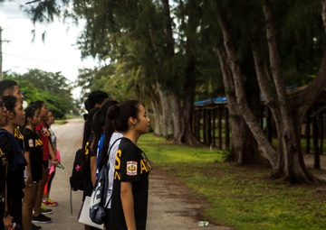 Valiant Shield 16: Marines run with Tinian