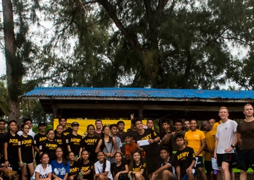 Valiant Shield 16:  Marines Run With Tinian