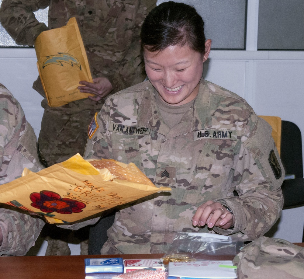 JROTC students send care packages to U.S. Soldiers in Ukraine