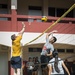 Seabees and Marines at Tinian School