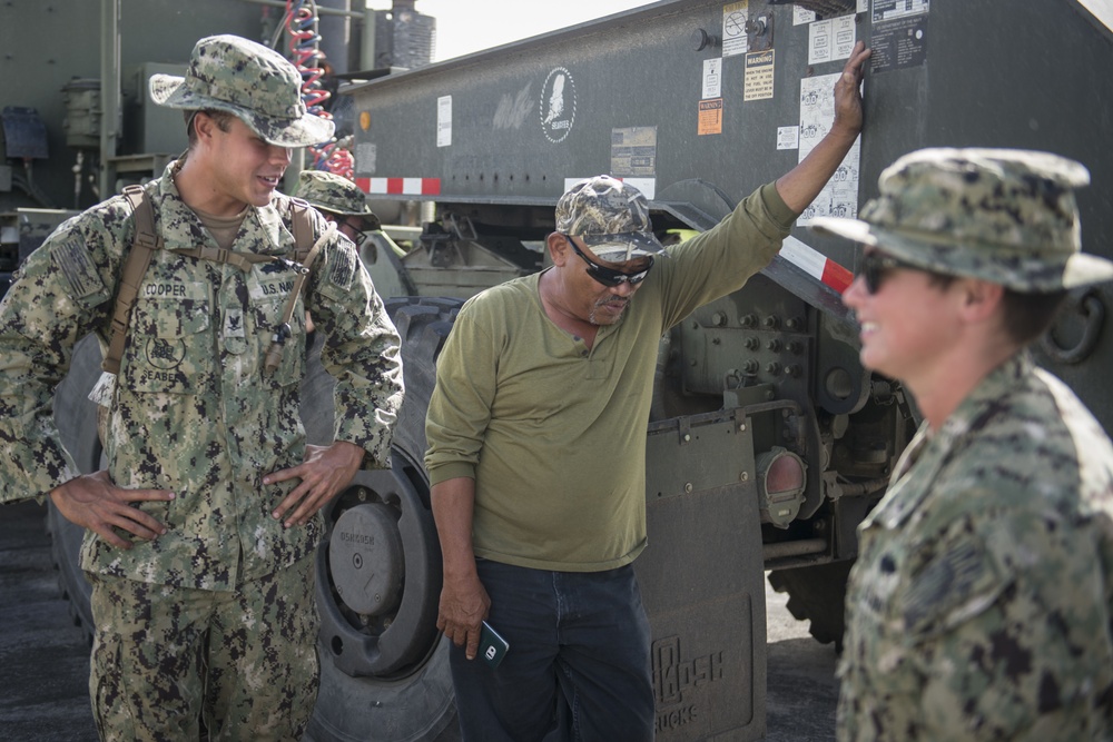 Tinian Community Day with Seabees