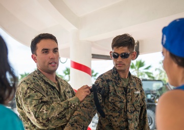 Tinian Community Day with Navy Corpsmen