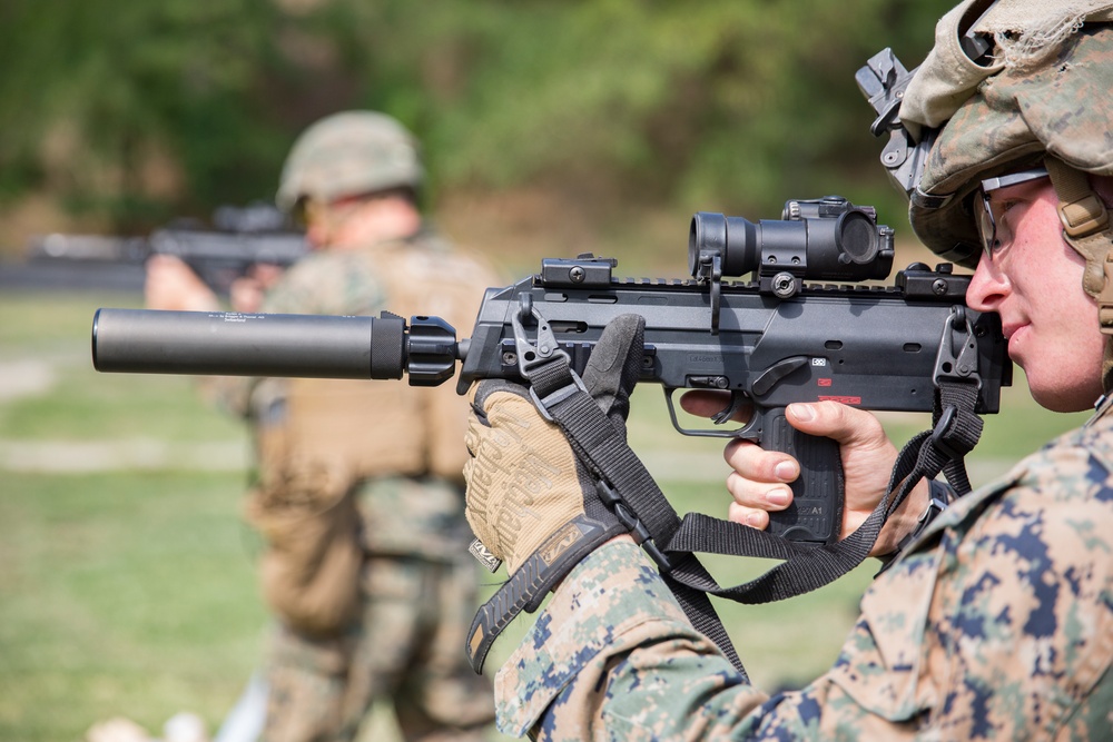 U.S. Marines train with Romanian Jandarms for embassy reinforcement exercise