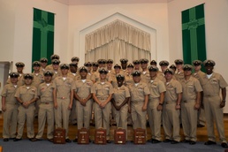 Chief Petty Officer selectees take next step