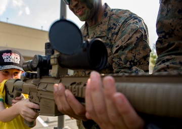 U.S. Embassy static display held by U.S Marines with BSRF 16.2