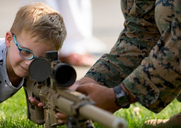 U.S. Embassy static display held by U.S Marines with BSRF 16.2