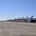 The USAF Thunderbird F-16s proudly await performance at 2016 Fort Wayne Air Show