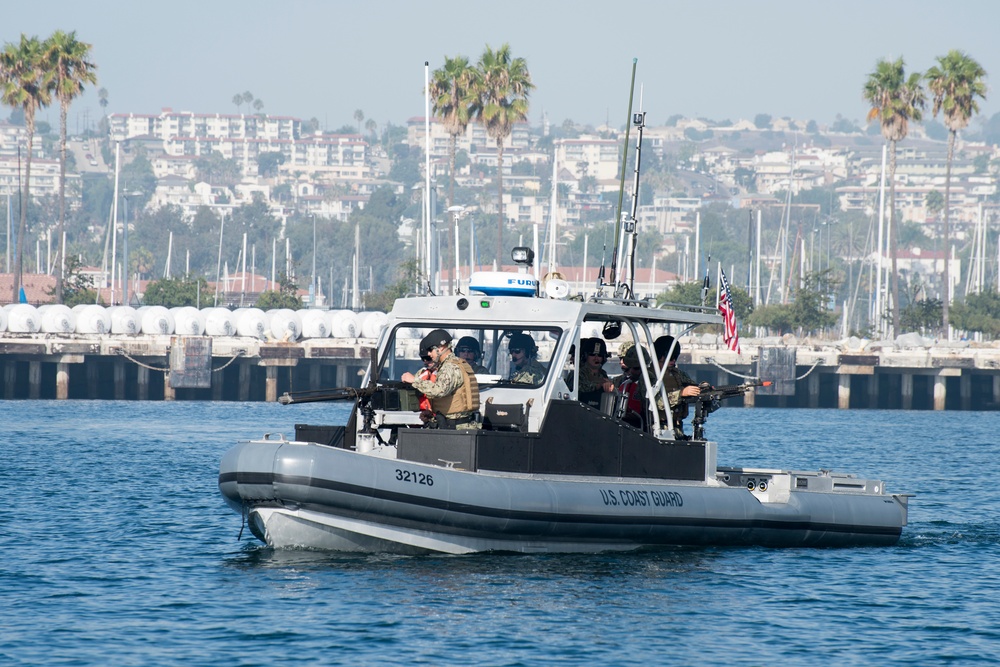 Coast Guard PSU 311 conducts military training exercise