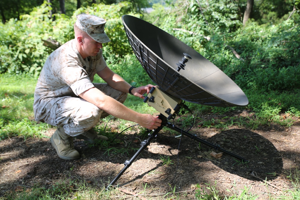 Marines lock-in new satellite system for quicker communication
