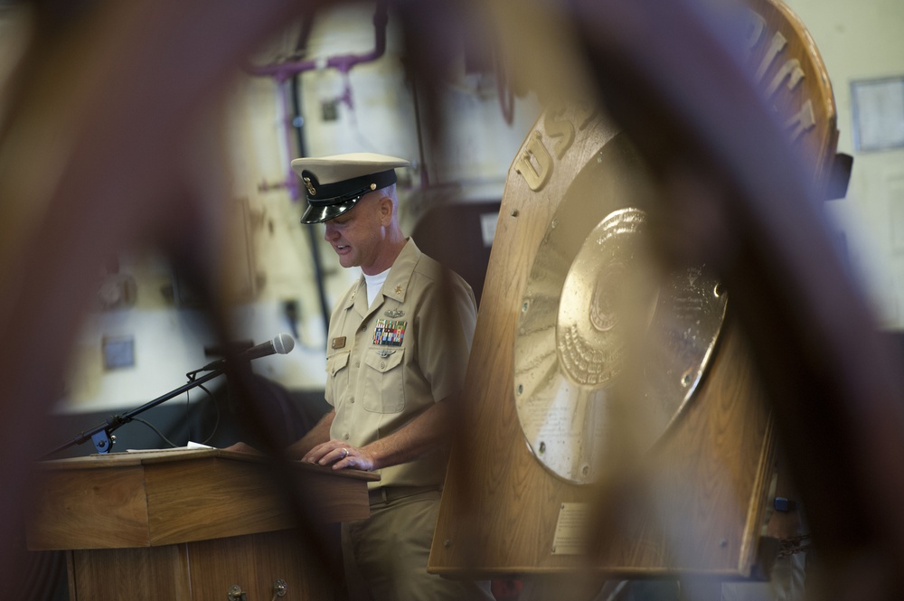 USS America Chief Pinning ceremony