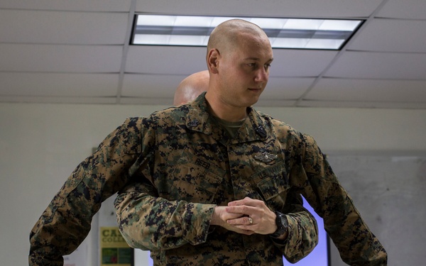 Valiant Shield 16:  Tinian locals recieve combat lifesaving class from Marine Air Control Group 18