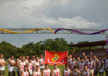 MRF-D Marines run for cancer awareness