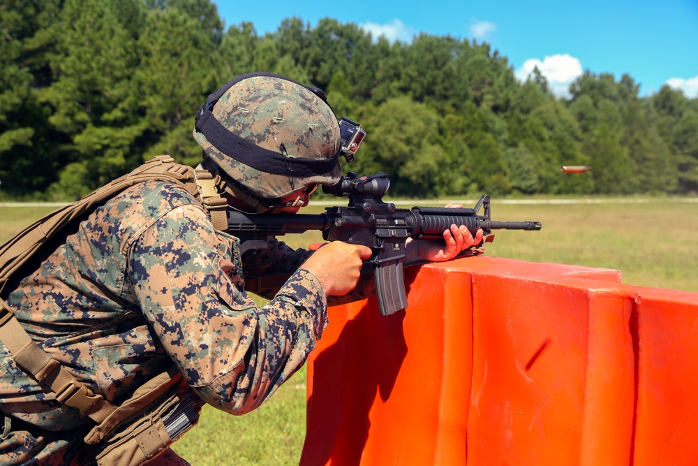 Combat Marksmanship Trainer Course holds 3-gun competition for students, range personnel