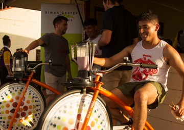 MRF-D Marines run for cancer awareness