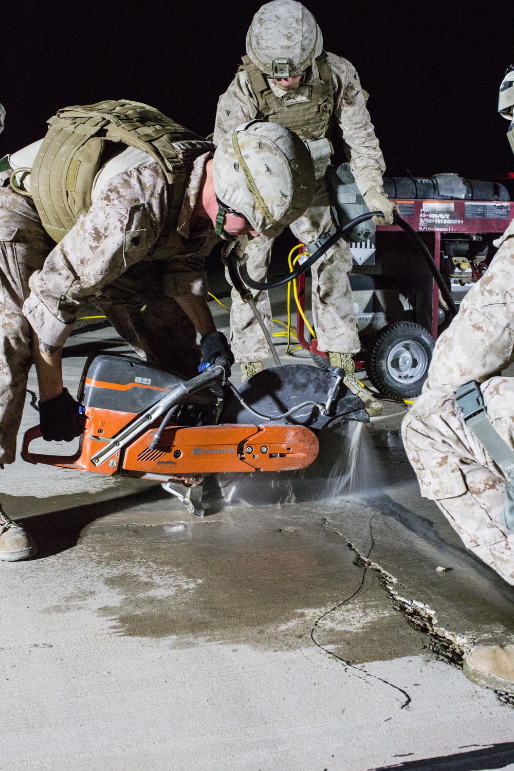 MWSS-373 Airfield Damage Repair at Al Taqaddum Air Base