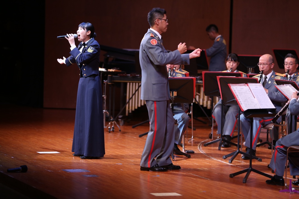 III Marine Expeditionary Force Band and Japan Ground Self Defense Force 15th Brigade Band