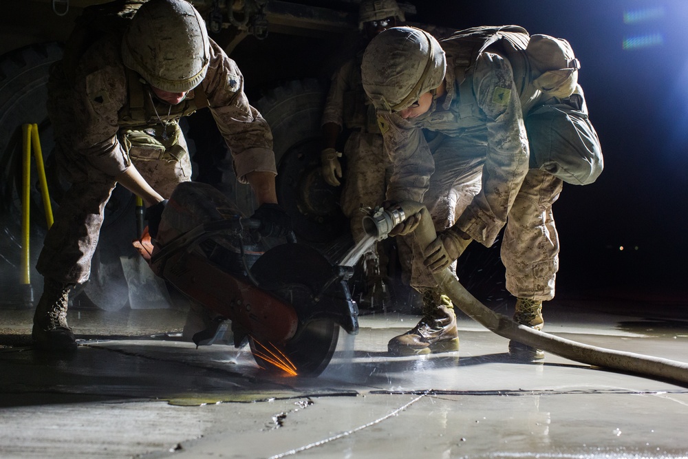 MWSS-373 Airfield Damage Repair at Al Taqaddum Air Base