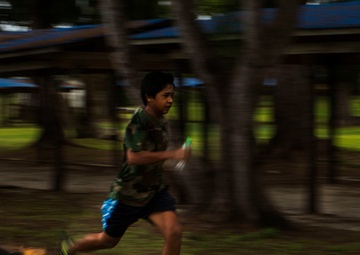 Valiant Shield 16:  Marines Run With Tinian