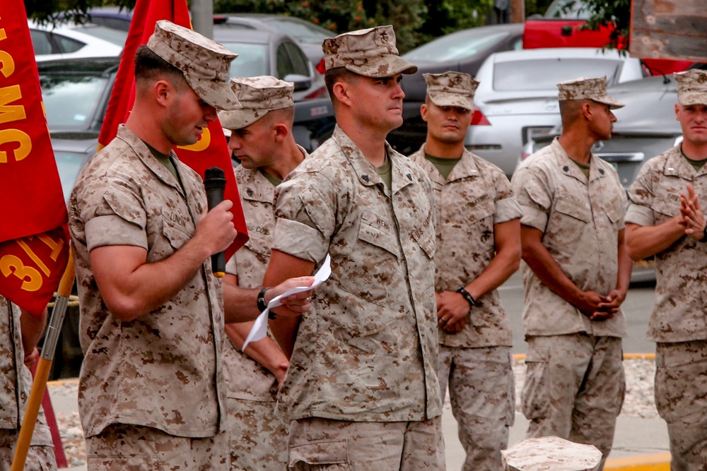 Marines Recognized at Deployment Ceremony