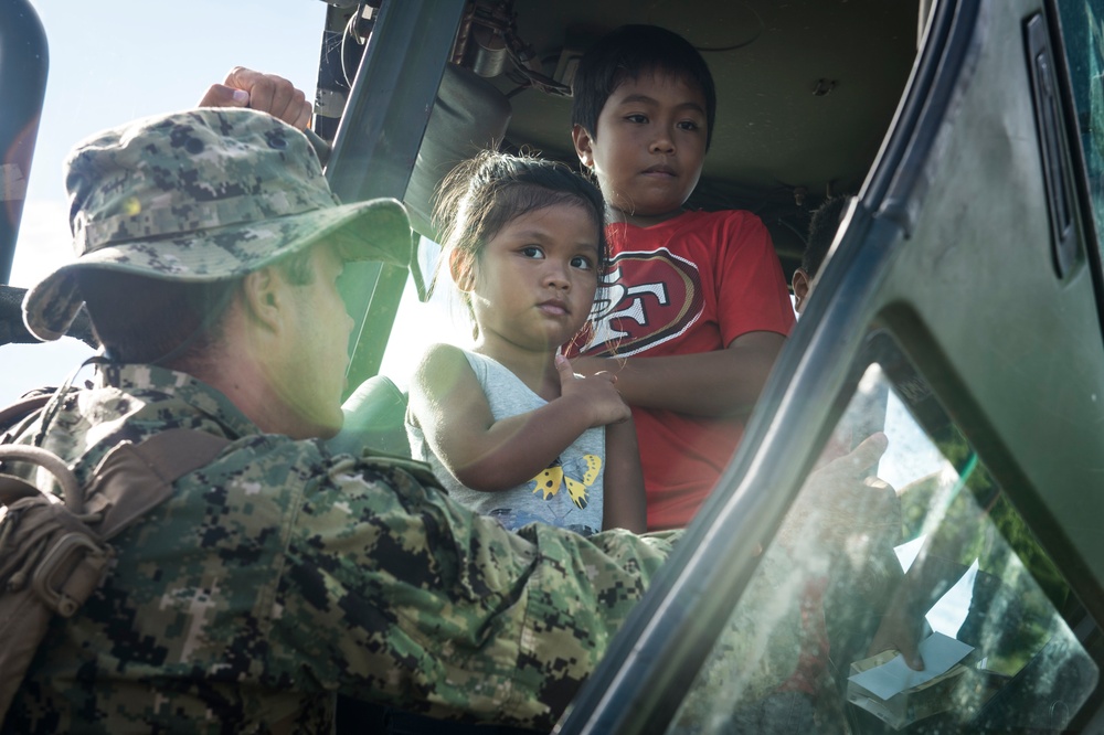 Tinian Community Day with Seabees