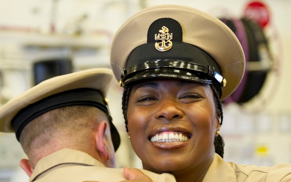 USS America Chief Pinning