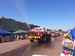Spartans Honor Guard Supports Old Town Festival