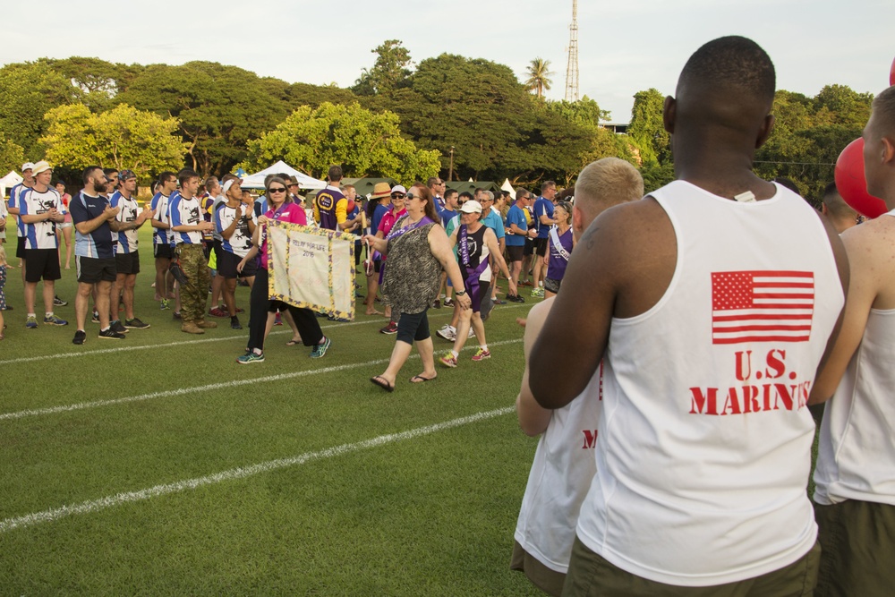 MRF-D Marines run for cancer awareness