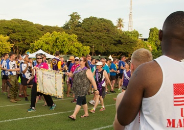 MRF-D Marines run for cancer awareness