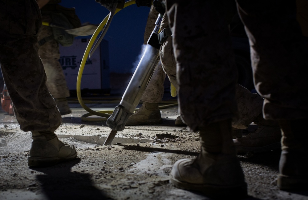 MWSS-373 Airfield Damage Repair at Al Taqaddum Air Base