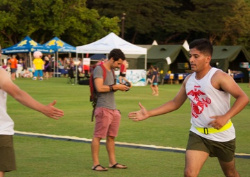 MRF-D Marines run for cancer awareness