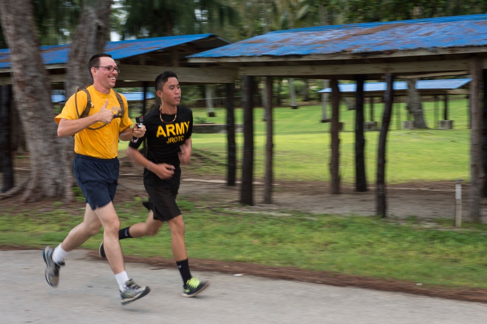 Sailors and Marines Run 5k with Tinian Locals
