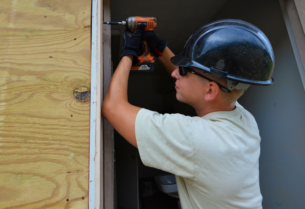 Structural specialists renovate softball field press box