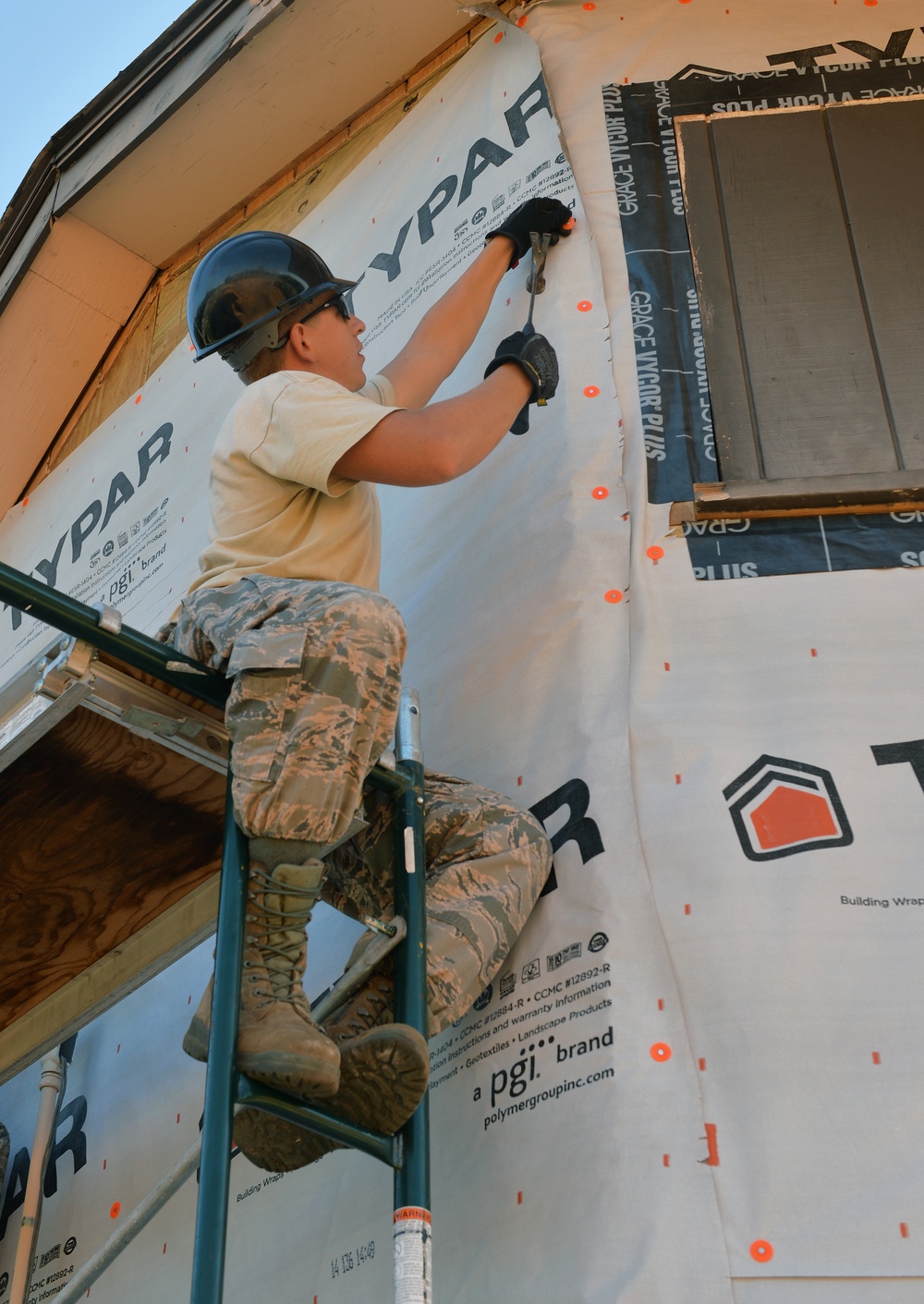 Structural specialists renovate softball field press box