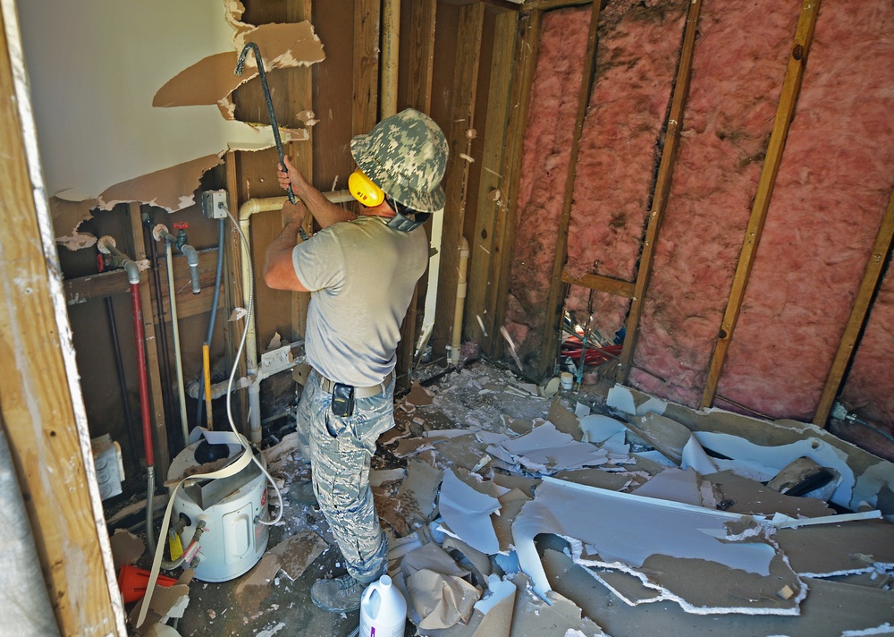 Structural specialists renovate softball field press box