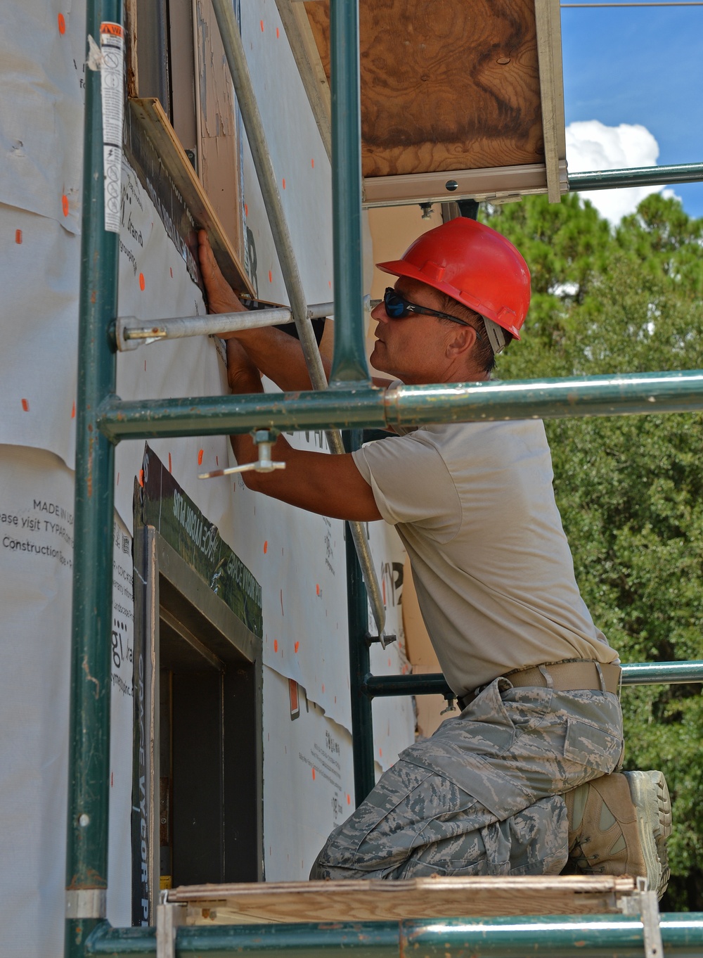 Structural specialists renovate softball field press box