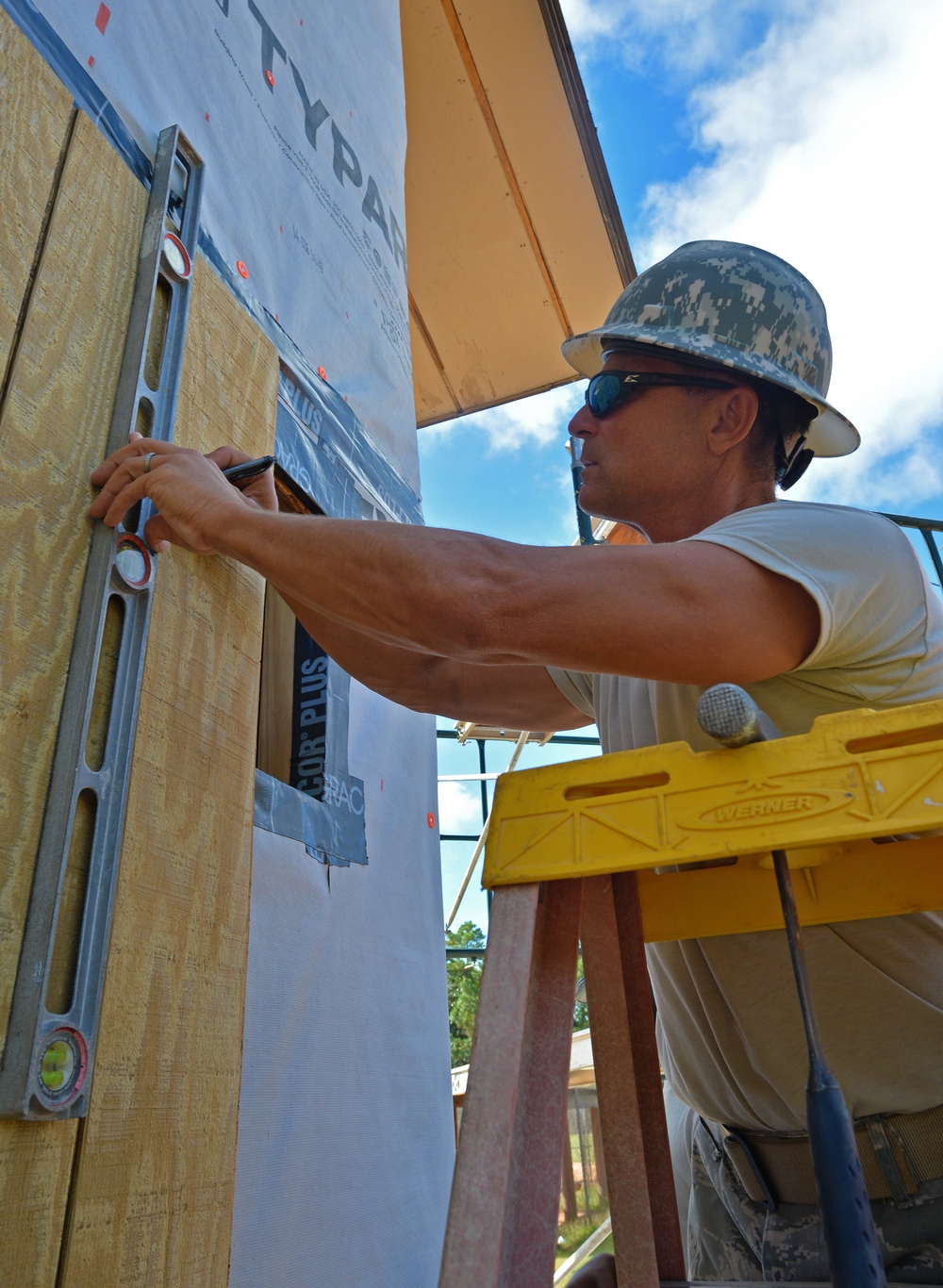 Structural specialists renovate softball field press box