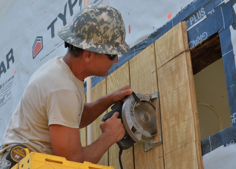 Structural specialists renovate softball field press box