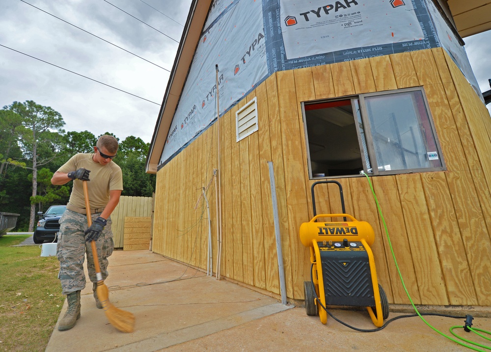 Structural specialists renovate softball field press box