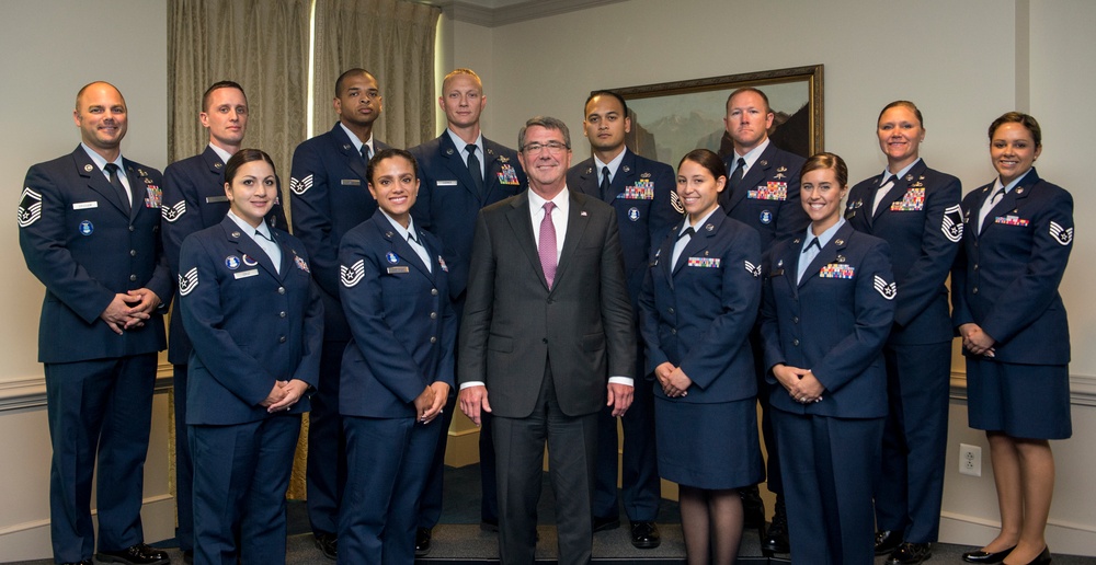 SD meets 12 Outstanding Airmen of the Year