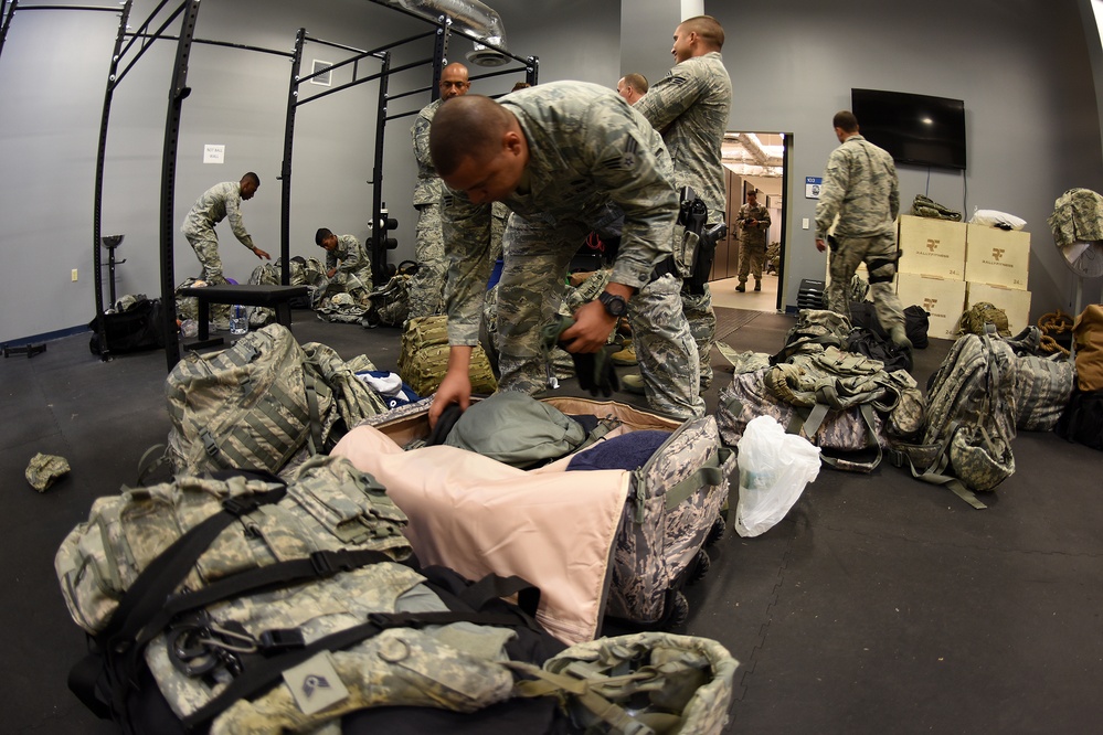 New York Air National Guard Airmen prepare for New York City security duty