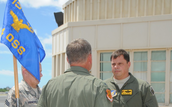 Blake assumes command