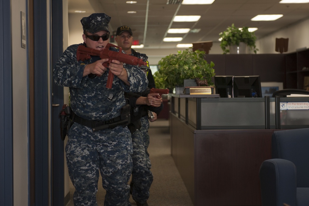 Naval Station Everett Active-shooter Training